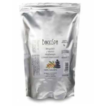 BINGOSPA Sól z Morza Martwego z olejem arganowym 1kg